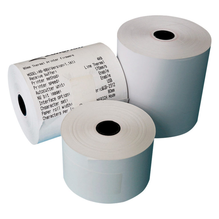 80mm Thermal Receipt Roll Gold Wrapping