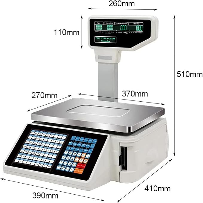 Digital Price Label Printing Scale,