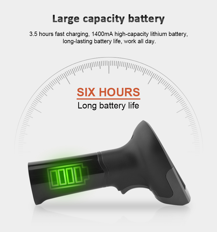 Wireless Barcode Scanner (LuckyDoor L500RB)